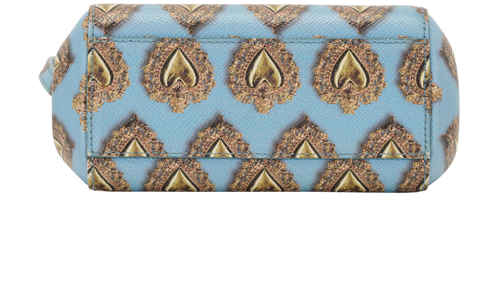 Mini Miss Sicily Sacred Hearts, &pound;450, Handbags, Blue, Leather, Top view